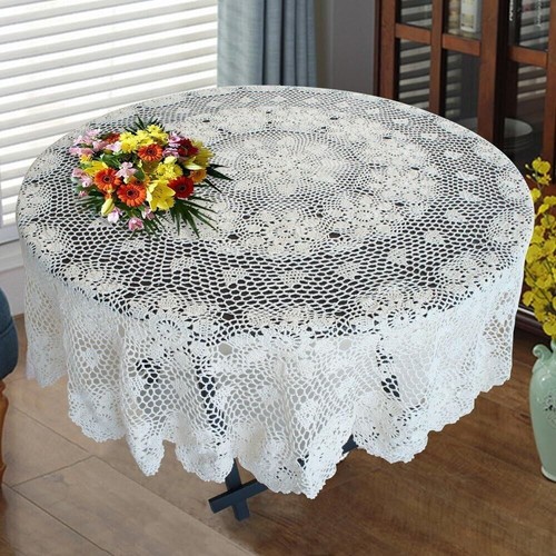 Vintage rund handarbeit - rund,