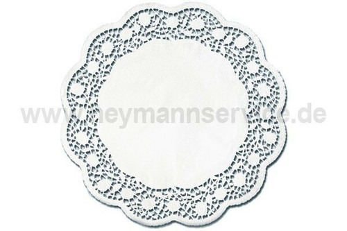 Tortenspitzen 10cm weiß - Ø,