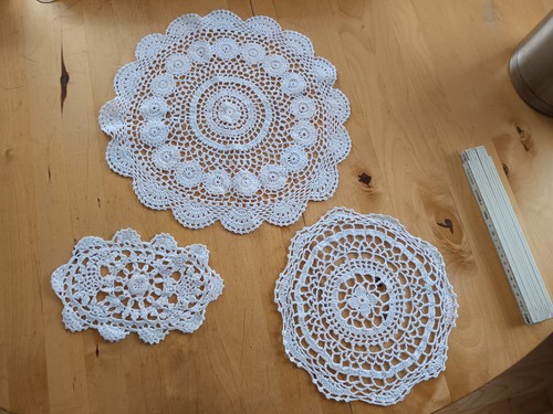 Spitzendeckchen handarbeit - 3,