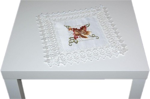 Tischdecke herbst spitze 30x30 - tischdecke,