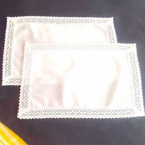 2er set vintage deckchen - vintage,