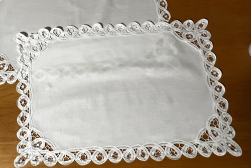 Spitzen tischset vintage - tischset,